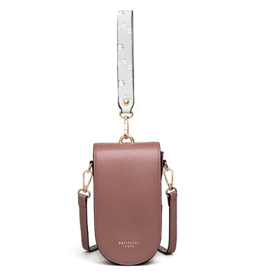 Sac à main multifonction en PU pour téléphone portable, version coréenne