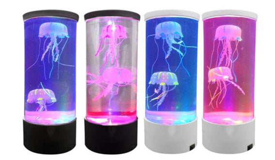 Lampe LED pour aquarium méduse, veilleuse alimentée par USB