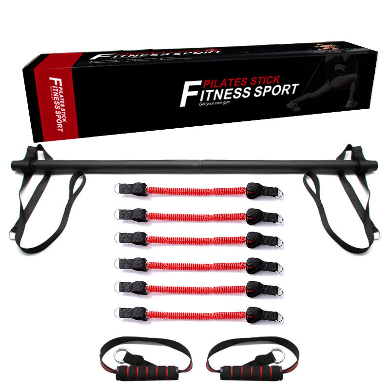 Kit de barre de Pilates avec bandes de résistance, équipement d'entraînement
