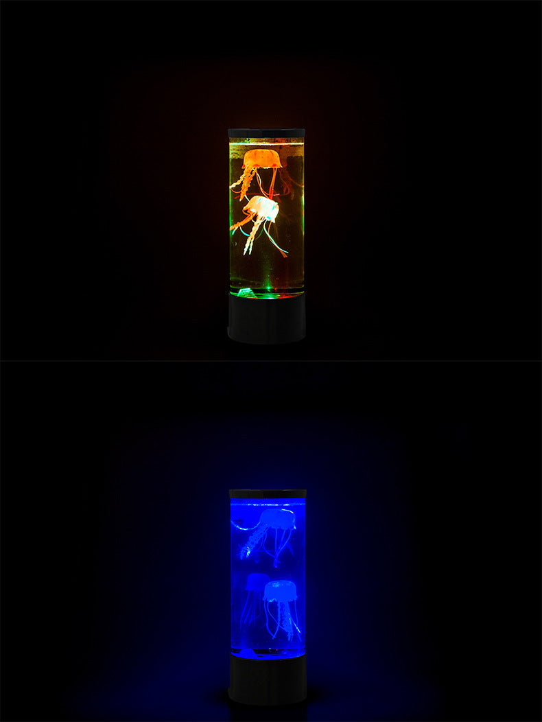 Lampe LED pour aquarium méduse, veilleuse alimentée par USB