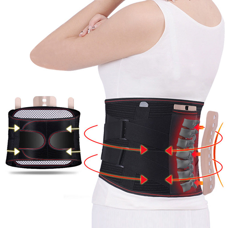 Support de taille auto-chauffant