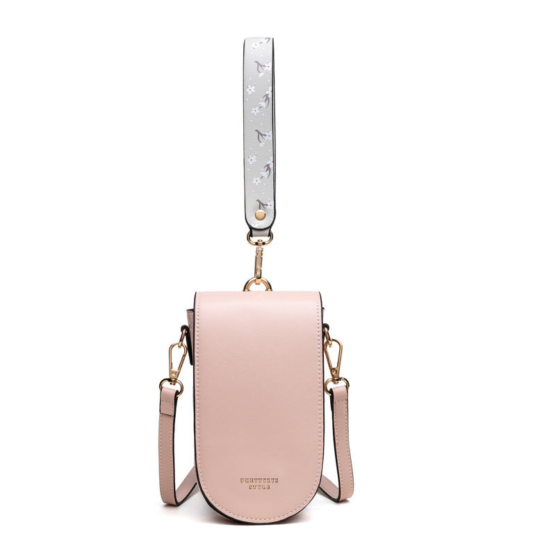 Sac à main multifonction en PU pour téléphone portable, version coréenne