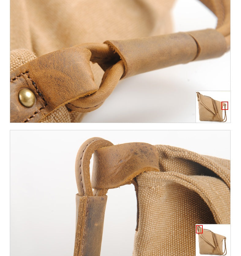 Sac à bandoulière en tissu d'art rétro