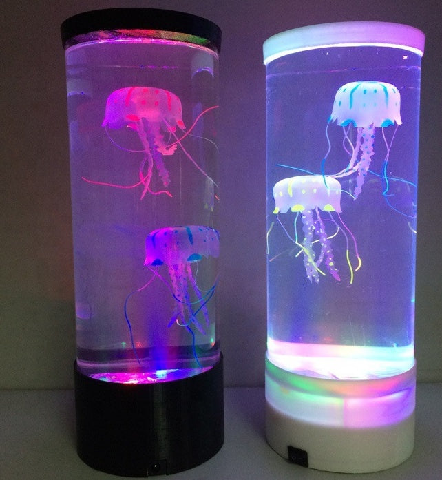 Lampe LED pour aquarium méduse, veilleuse alimentée par USB