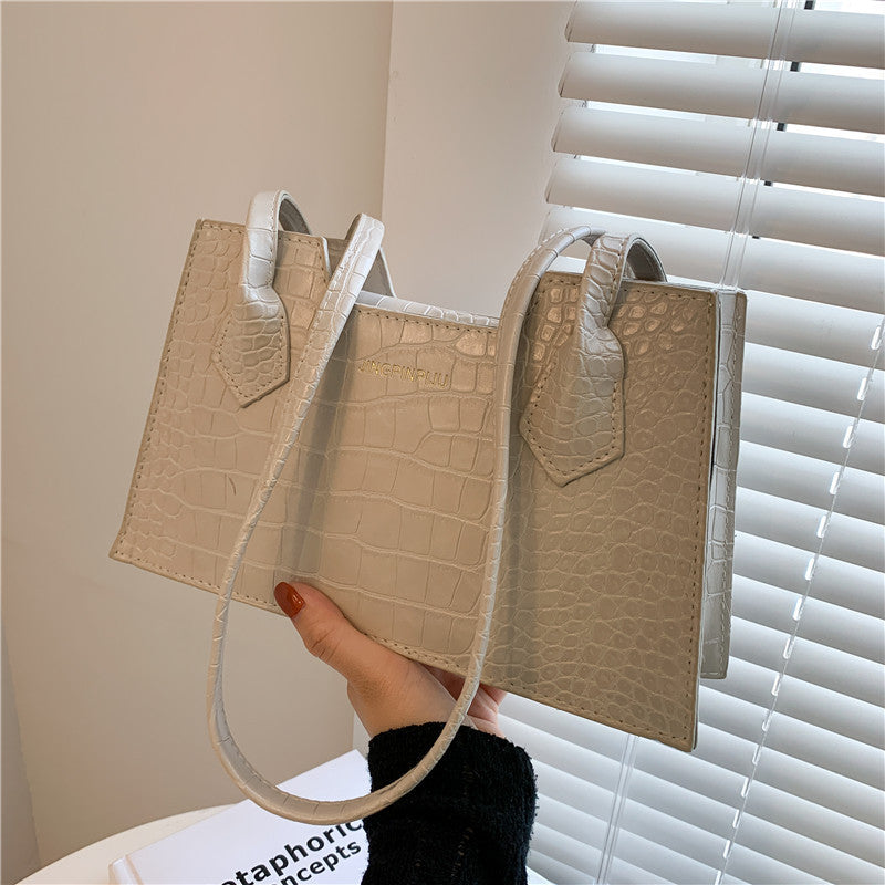 Bolso cuadrado pequeño portátil de hombro de nueva moda de primavera y verano