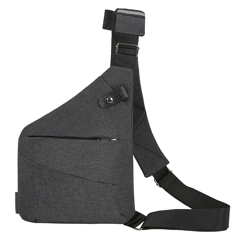Sacs à bandoulière multifonctionnels pour hommes, sacs de poitrine de sport