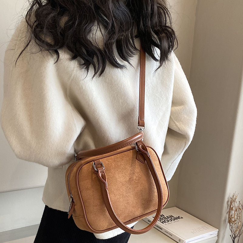 Mode sac à main d'intérêt spécial bandoulière en daim pour femmes