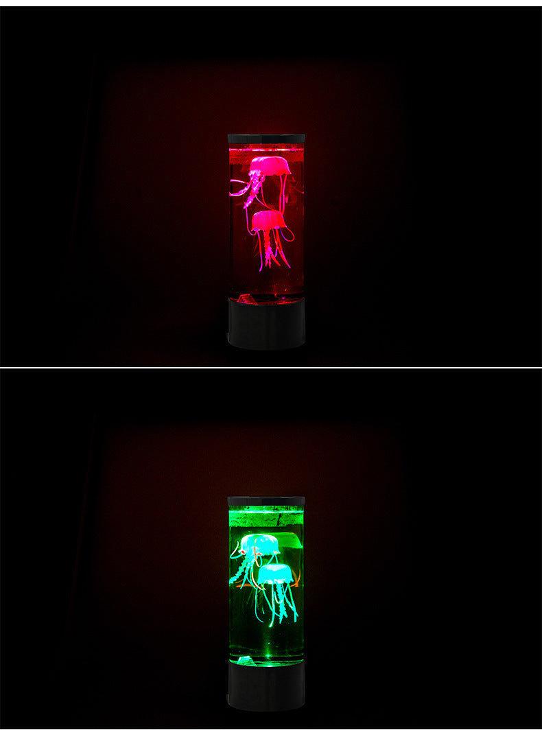 Lampe LED pour aquarium méduse, veilleuse alimentée par USB