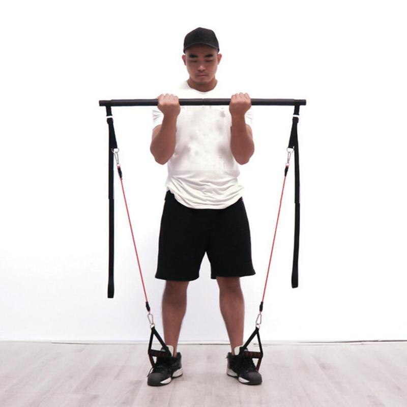 Kit de barre de Pilates avec bandes de résistance, équipement d'entraînement