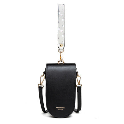 Sac à main multifonction en PU pour téléphone portable, version coréenne