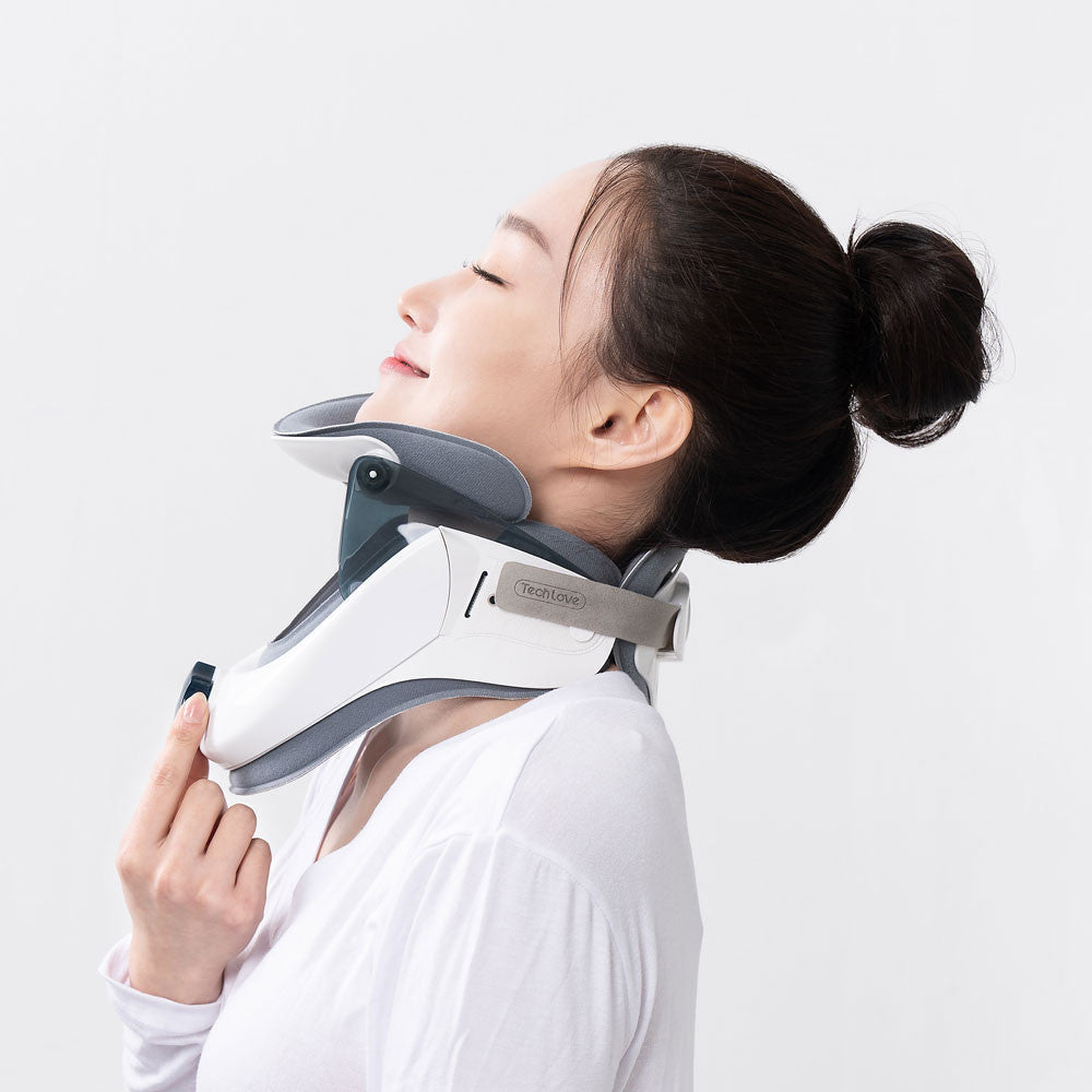 Dispositif de traction cervicale gonflable sans fil réglable