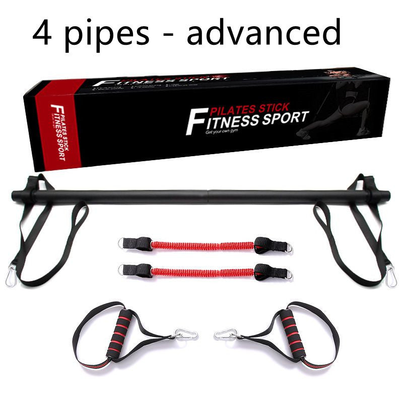 Kit de barre de Pilates avec bandes de résistance, équipement d'entraînement