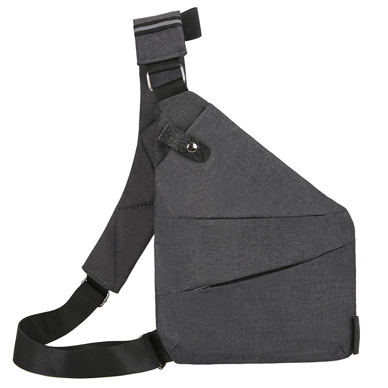 Sacs à bandoulière multifonctionnels pour hommes, sacs de poitrine de sport