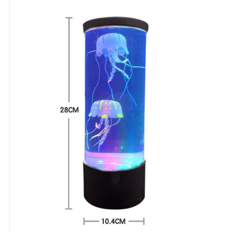Lampe LED pour aquarium méduse, veilleuse alimentée par USB