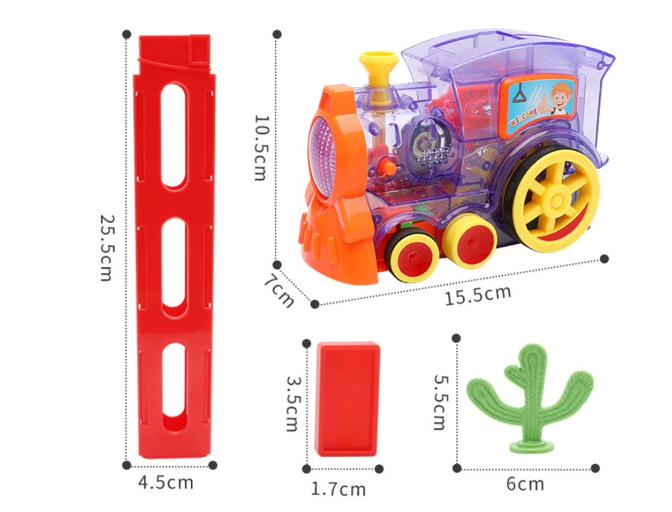 Jouets de train Domino électriques à licence automatique