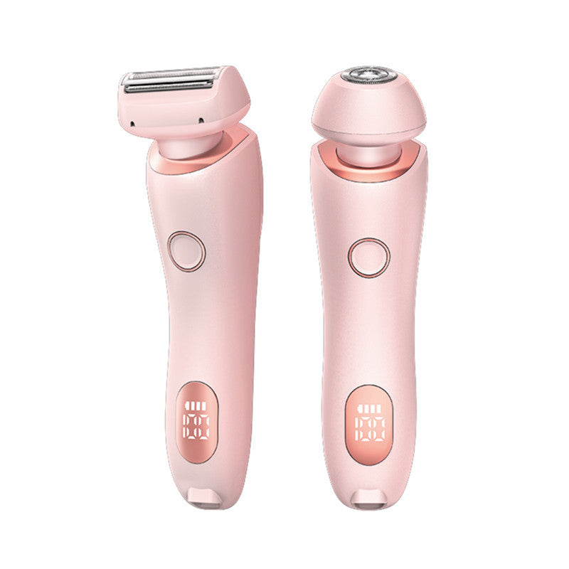 Épilateur 2 en 1 rechargeable par USB pour femmes, rasoir pour le corps