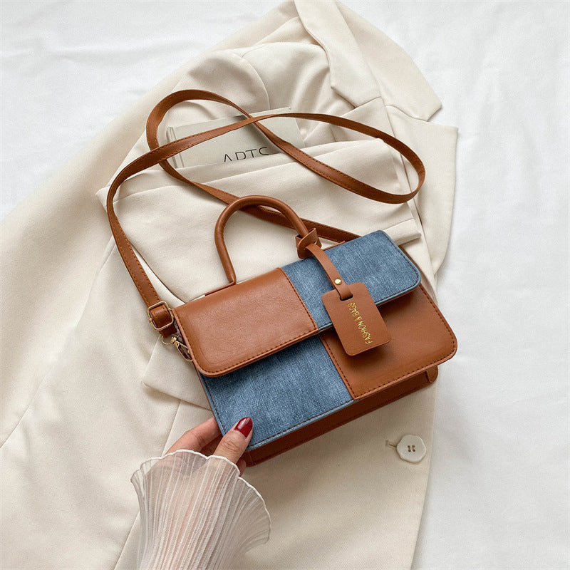 Sac à bandoulière portable de mode populaire avec texture de couture