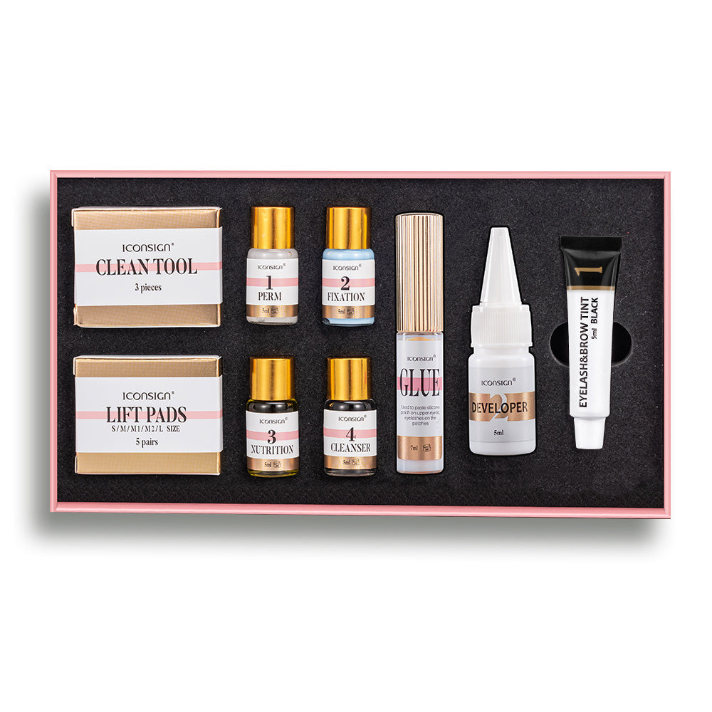 Kit de teinture plastification des sourcils,permanente ICONSIGN Lash Lift,