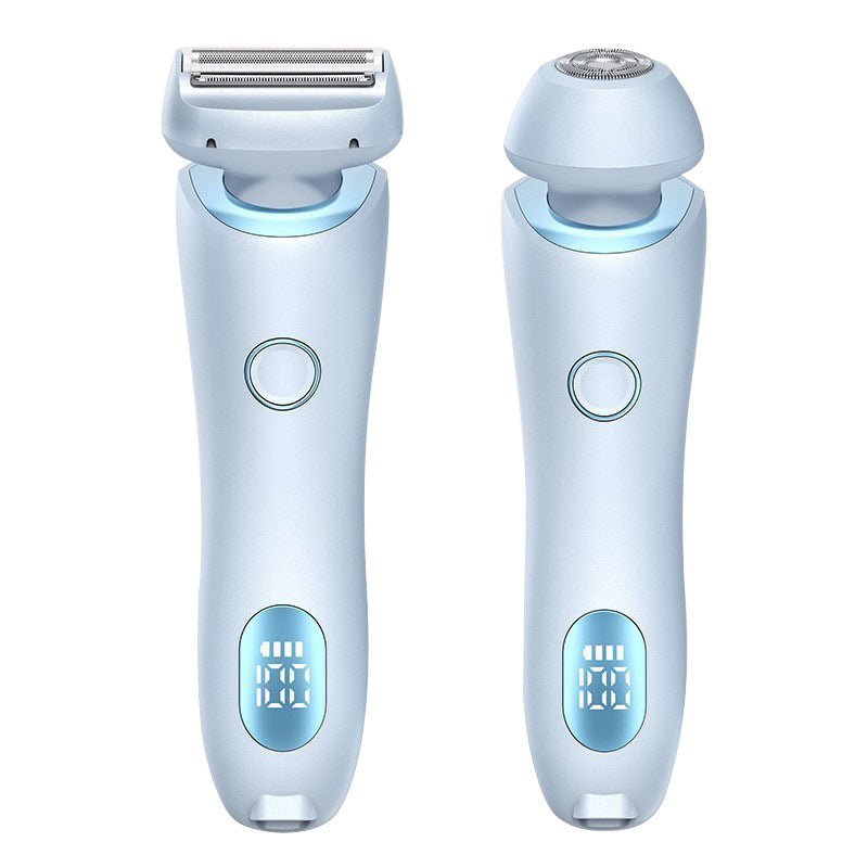 Épilateur 2 en 1 rechargeable par USB pour femmes, rasoir pour le corps