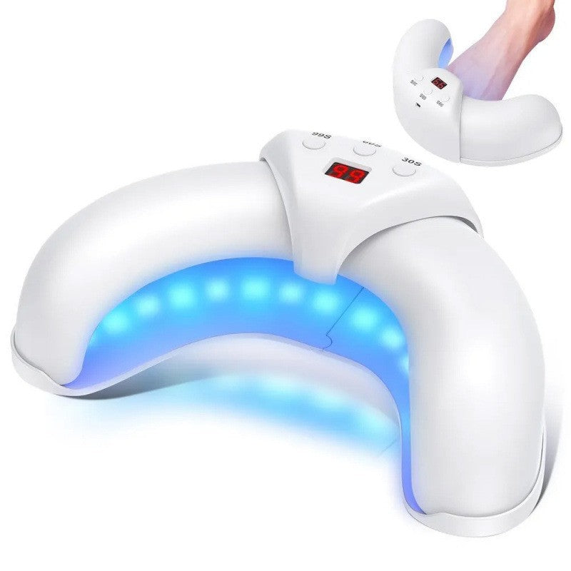 Lampe chauffante à séchage rapide en forme de croissant