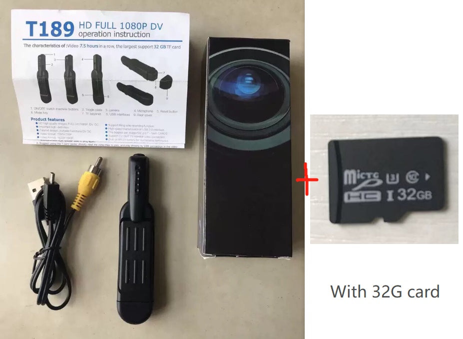 Mini caméra espion cachée de poche HD 1080P