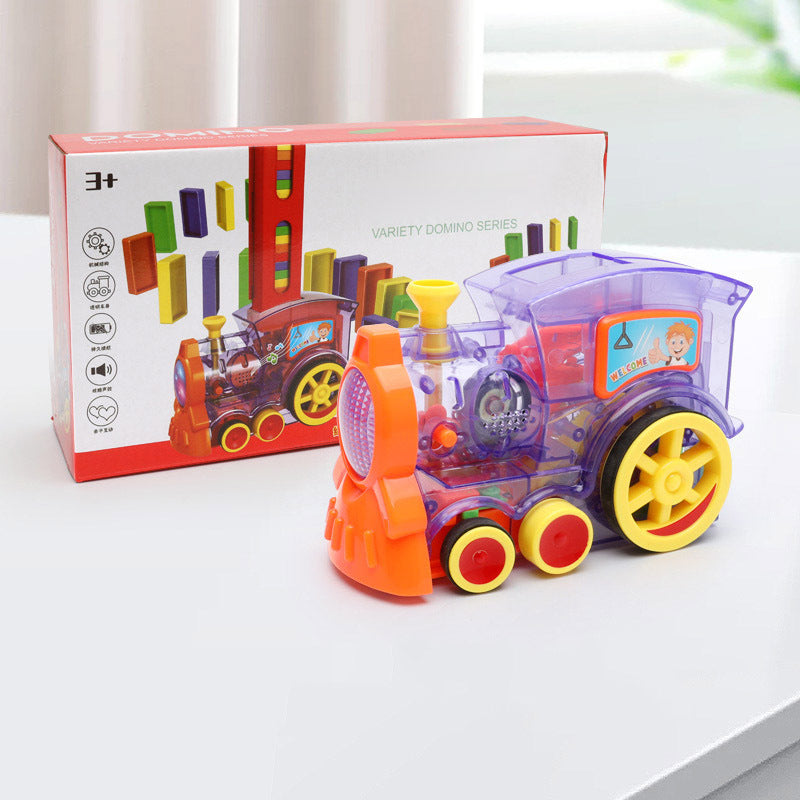 Jouets de train Domino électriques à licence automatique