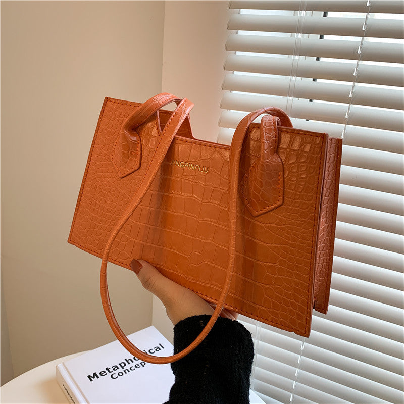 Bolso cuadrado pequeño portátil de hombro de nueva moda de primavera y verano