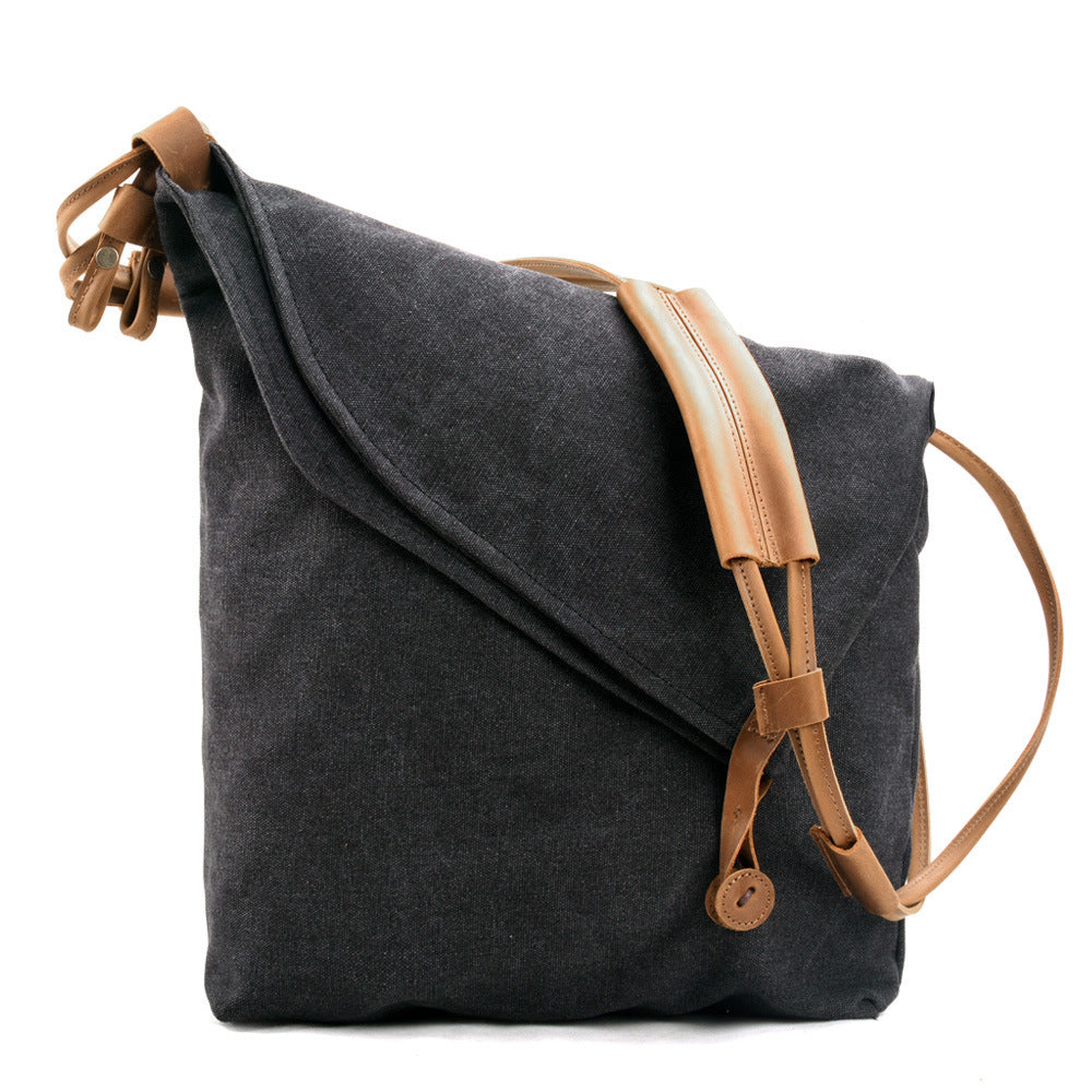 Sac à bandoulière en tissu d'art rétro
