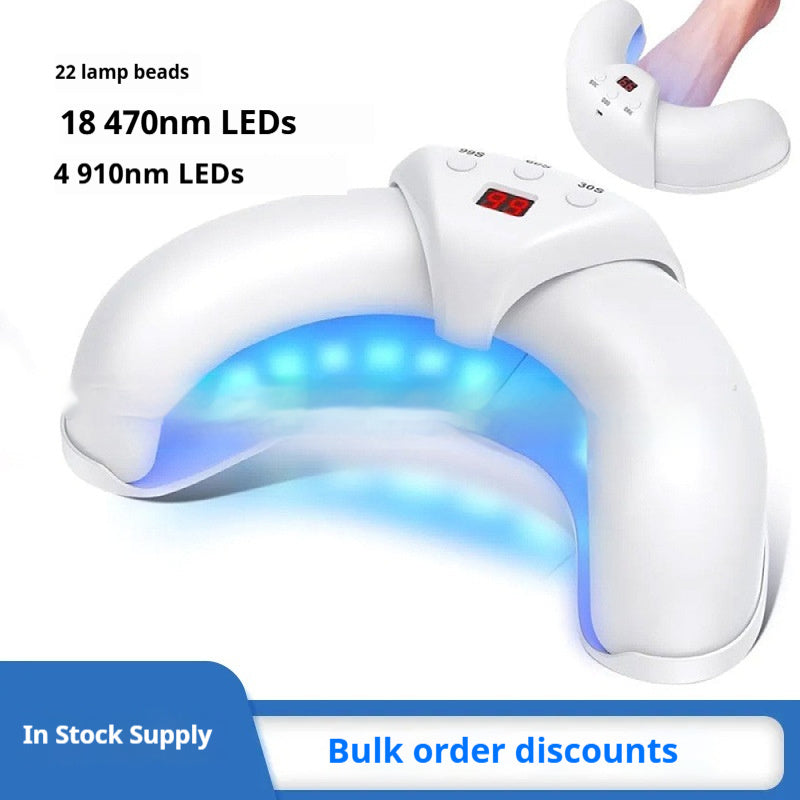 Lampe chauffante à séchage rapide en forme de croissant