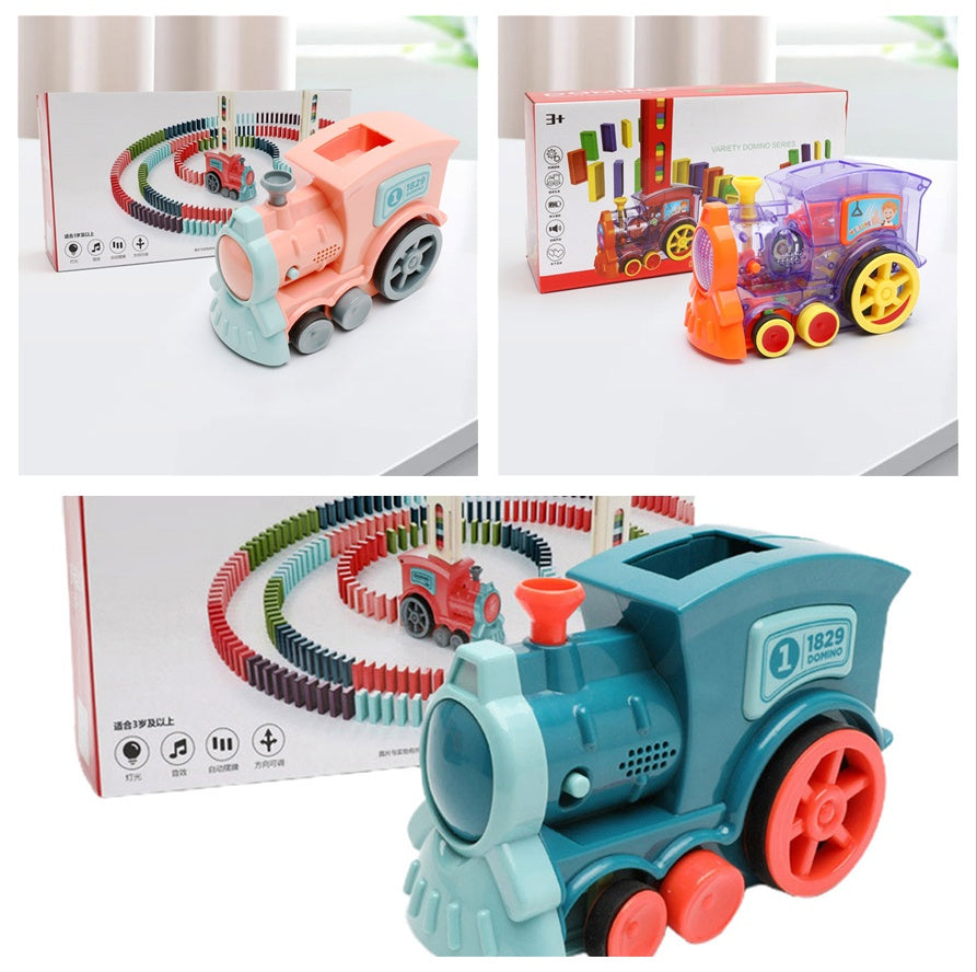 Jouets de train Domino électriques à licence automatique