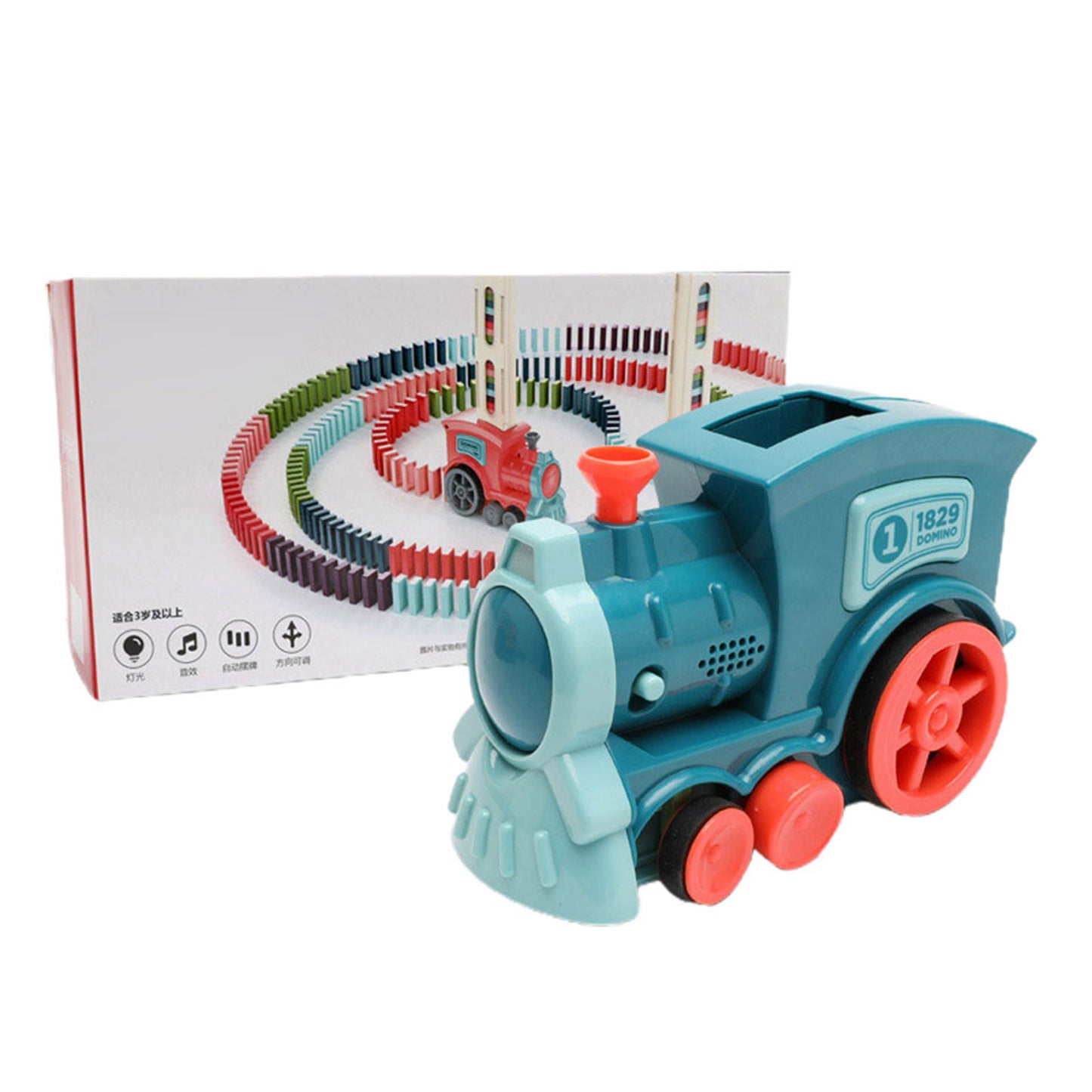 Jouets de train Domino électriques à licence automatique