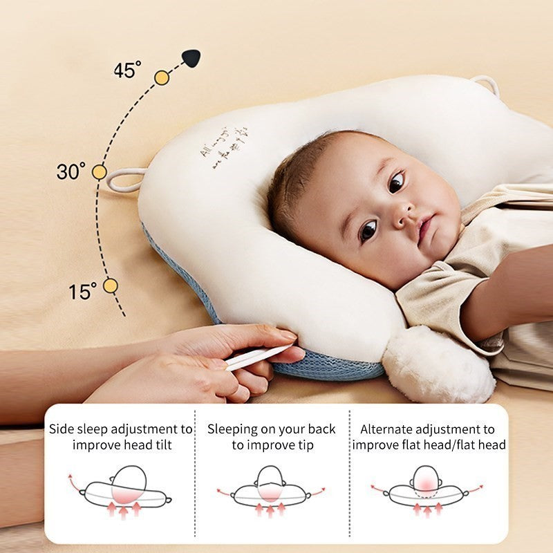 Oreiller correcteur de forme de tête pour bébé