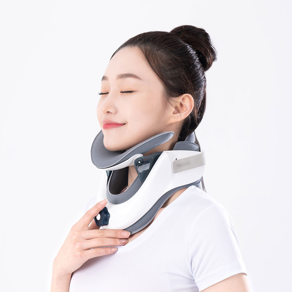 Dispositif de traction cervicale gonflable sans fil réglable