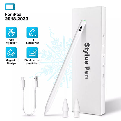 Stylet Bluetooth pour iPad 6, 7, 8, 9 et 10e génération (2018-2024)