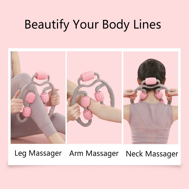 Rouleau de massage en forme de U pour points de déclenchement