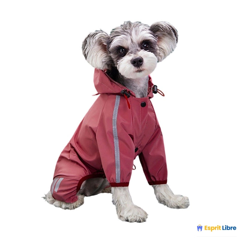 Imperméable Réfléchissante pour Chien - Taille S à 2XL