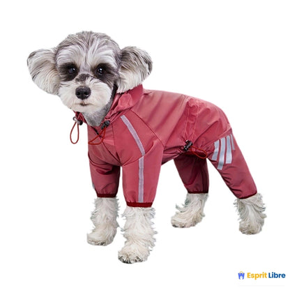 Imperméable Réfléchissante pour Chien - Taille S à 2XL