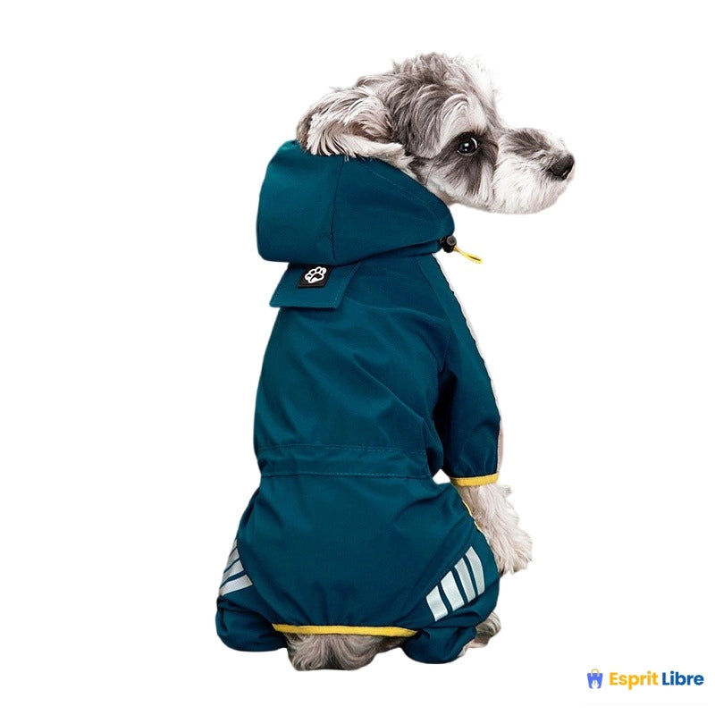 Imperméable Réfléchissante pour Chien - Taille S à 2XL