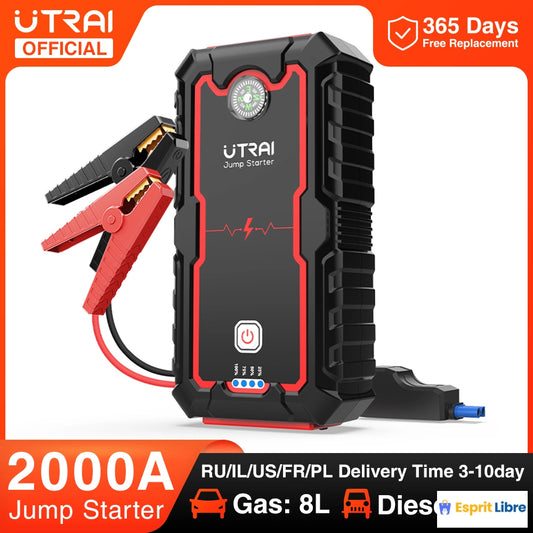 UTRAI Jump Starter Power Bank Portable 2000A