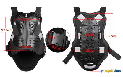 Ensemble de protection intégrale pour moto cross WOSAWE