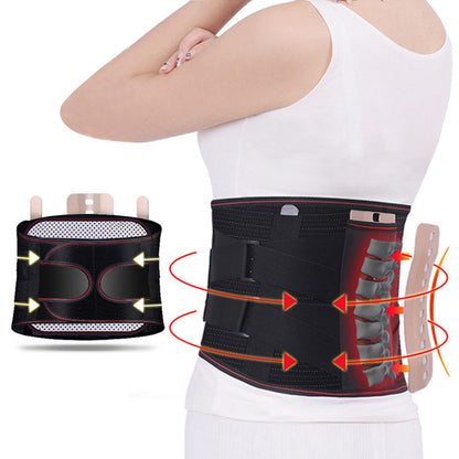 Support de taille auto-chauffant