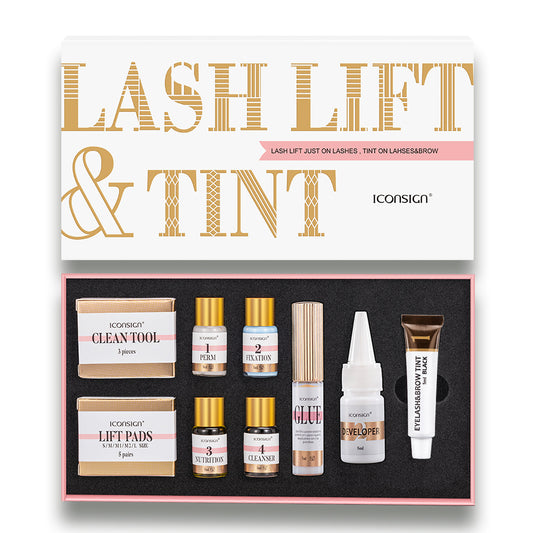 Kit de teinture  plastification des sourcils,permanente ICONSIGN Lash Lift,