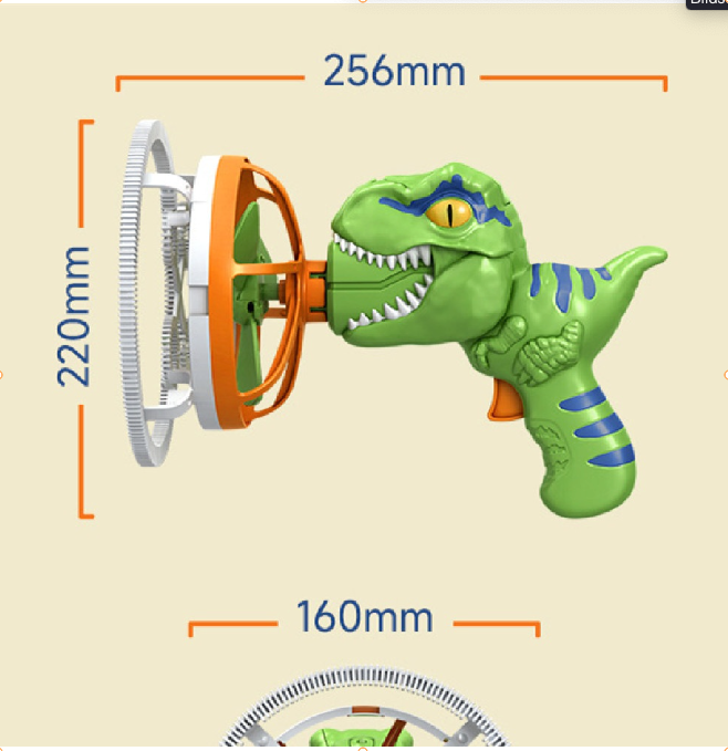 Jouet à bulles créatif pour fans de dinosaures