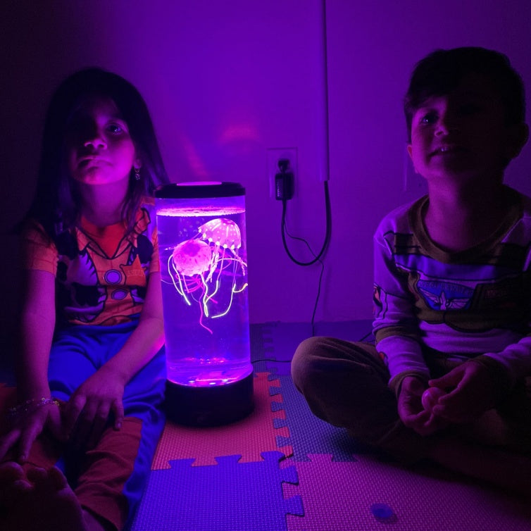 Lampe LED pour aquarium méduse, veilleuse alimentée par USB