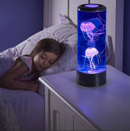 Lampe LED pour aquarium méduse, veilleuse alimentée par USB