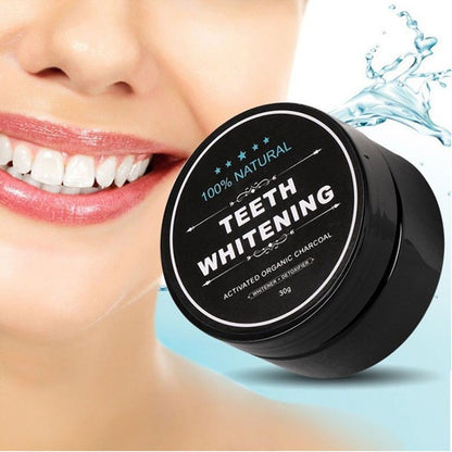 Poudre de blanchiment des dents au charbon de coco activé Hygiène bucco-dentaire