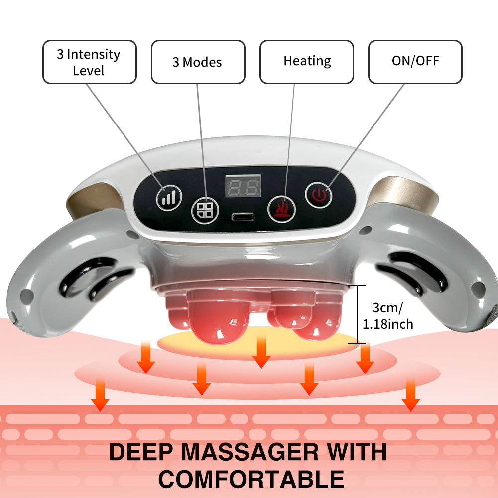 Masseur abdominal automatique à usages multiples pour la taille et l'abdomen, le dos, le cou et les jambes