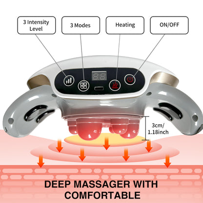 Masseur abdominal automatique à usages multiples pour la taille et l'abdomen, le dos, le cou et les jambes