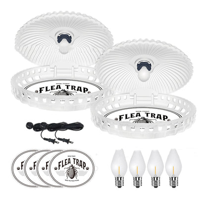 Lampe anti-puces en forme de coquillage pour animaux de compagnie
