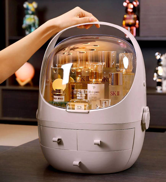Rangement cosmétique étanche à l'eau et à la poussière